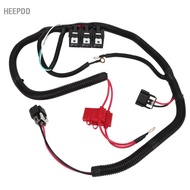 HEEPDD Dual Electric Fan Wire Harness ECU Control 7L5533A226T Replacement for Cooling ABS Copper Mat