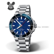 ORIS 0173377664185-Set Men's Watch AQUIS SUN WUKONG Limited Edition Date Automatic 41.5mm SS Bracelet Blue *Original