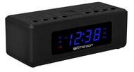 Emerson CKS2023AM/FM Dual Alarm Clock Radio with 0.6" Blue LED Display, 4-level dimmer, and wake to 