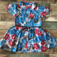 ARC DRESS FLOWER BLUE KIDS