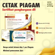 Print Custom F4 A4 A4 A4 Size A Award Certificate