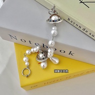 Vivin Long Asymmetric Broken Pearl Tassel 3D Planet Earrings Womens Fashion Jewelry Hoops Fresh out 