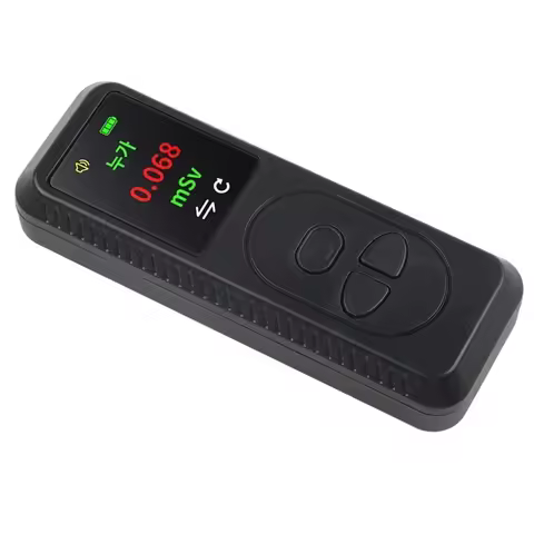 1PC Rechargeable Nuclear Radiation Detector For Geiger Counter Dosimeter With OLED-Display Beta Gamm