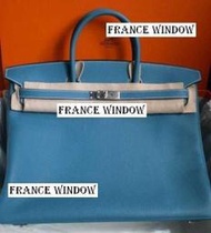 France Window 愛瑪仕柏金包Hermes Birkin 牛仔藍40Cm Togo皮