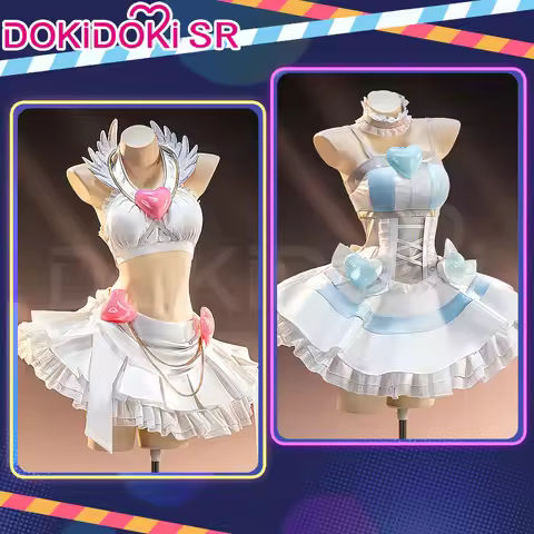 Stocking Panty Cosplay Costume Anime 【S-3XL】DokiDoki-SR Women Halloween Angel Costume Stocking Cospl