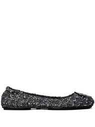 TORY BURCH Flat Shoes 155638 Silver