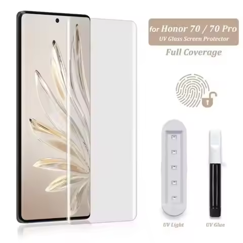 UV Liquid Glue Screen Protector for Honor 60 70 30 V40 50 80 90 Pro Magic 5 Lite VS V2 V 2 S Folding