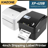 4x6 inch Xprinter XP-420B Thermal Shipping Label Printer 100x100mm 100x150mm Barcode Sticker Maker U