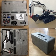 HUINA 1594 Semi Metal RC Excavator  1/14 Electric Heavy Duty 22 Channels Remote Controlled Excavator
