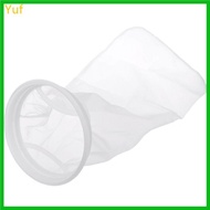 Yuf 7 Inch Ring Filter Socks Fine Mesh Aquarium Nylon Filter Bags 7 In Ring By 17 In Long Fish for Tank Filter Accessori