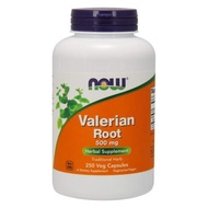 Valerian Root, 500 mg, 250 Caps by Now Foods (Pack of 6)