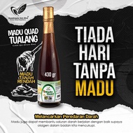 MADU QUAD 430 GRAM : MADU TUALANG HUTAN ASLI MADU ASLI DIJAMIN 100% ORI