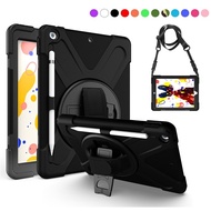 Shockproof Case For iPad 2/3/4  Air Air2 Air3 With Pencil Holder Kids Safe Shockproof Cover Hand Strap &amp; Neck Strap 7.9inch