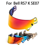 Visor For Bell RS7-K RS7 SE07 HP7 RS7 Pro Carbon Helmet Replacement Anti-UV Lens Wind Defl