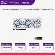 Asus TUF Gaming RTX 4070 Ti OC 12GB WHITE GDDR6X Graphics Card TUF-RTX4070TI-O12G-WHITE-GAMING 4070Ti