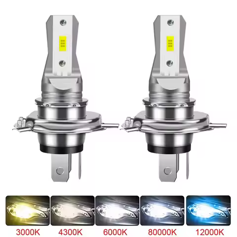 2Pcs LED H7 H4 Lamp H1 H3 HB3 9005 Led Headlight 9006 Hb4 H11 H27 Car Headlamp 20000LM 80W CSP Chip 