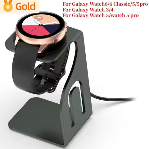 Wireless Charging Stand for Apple/Samsung Watch Holder Bracket for Galaxy Watch 3/4/5/6 for Galaxy 5