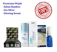 PAKET MSI FACEMIST IONSILVER PUTIH+MSI GLOWING SERUM +MSI SABUN BAMBOO