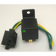 RELAY 40A 12V | 5-FOOT RELAY | RELAY AND CONNECTOR CABLE 40A | HORN RELAY
