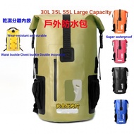 35L 55L 55L Waterproof Backpack Waterproof Backpack River Upstream Bag Dry Wet Separation Bag Mounta