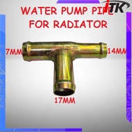 RADIATOR HOSE WATER PUMP PIPE(17MM X 17MM X14MM)STEEL FOR TOYOTA ESTIMA ACR50 2006-2019/ALPHARD VELL