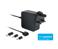 Innergie 65W Universal Laptop Adapter Charger Acer Asus Dell HP Lenovo with Built-in Cable (65W)