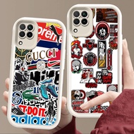 Casing for Samsung A04 A22 A06 A05 J2 M04 J7 Prime A04E F04 A12 Pro 5G Soft White E61 Famous Design