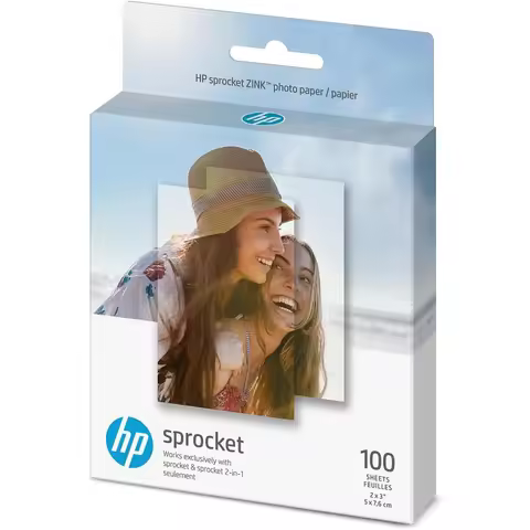 HP Sprocket Zink Photo Paper 2x3" (100 Sheets) for the HP Sprocket Photo Printers