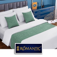 BedRunner/Selendang kasur Turqouise ROMANTIC standard Hotel minimalis