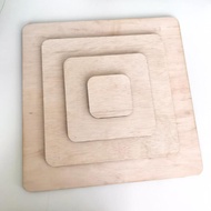 3mm, 5mm, 8mm, 12mm, 15mm Square Plywood Size A4 & A5