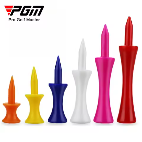 PGM Golf Tees 50pcs Plastic Wheel Shaped Limit Ball Seat Random Color T882