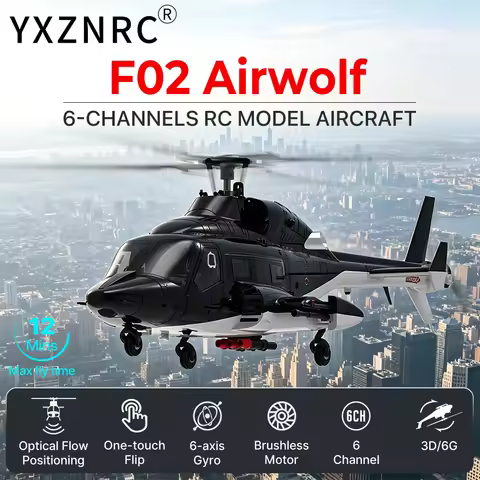 YUXIANG F02 RC Helicopter 2.4GHz Optical Flow Positioning One-Click Inverted Flight