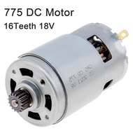 775 DC Motor 16 Teeth 18V Micro Motor Fit for Makita Impact Drill / Electric Drill, 16 Teeth 18V Imp