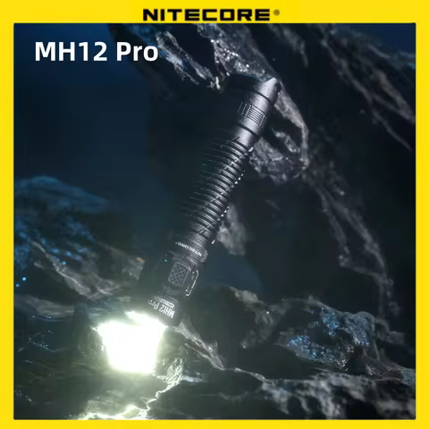 NITECORE MH12 Pro Emergency Flashlight 3300 Lumens Camping Hunting Torch Hand Light Tactical Flashli