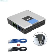 redsunaa VOIP for Gateway 2 Ports SIP V2 for Linksys PAP2T-NA Internet Phone Adapter