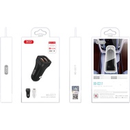 XO CC17 QC3.0 DUAL USB CAR CHARGER (BLACK)