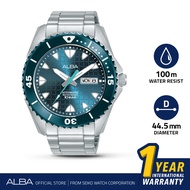 ALBA Jam Tangan Pria AL4575 Automatic Stainless Steel Silver Watch