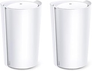 TP Link Deco X95 AX7800 2 Pack Tri Band Mesh Whole Home WiFi 6 System TPLink