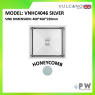 [VULCANO] HONEYCOMB KITCHEN SINK ~ MATT SILVER