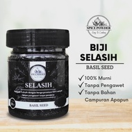 Biji Selasih - Basil Seed Rempah Bersih Higienis Super Premium Quality Untuk Minuman Diet Es Dll