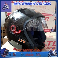 Helm motor ♒ Double Visor 100 Original LTD Infinity Avent Double Visor Dalam Helmet Topi Motor Dua Visor ( Black )✌