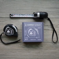 【Gorilla】雙面自動煞車5M銀灰文公尺捲尺