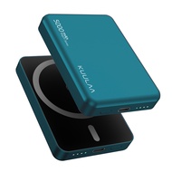 KUULAA 5000mAh Mag/netic Wireless PowerBank for iPhone 15/14/13/12 Series Super Mini Mag/netic Batte