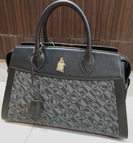 Tas bonia original monogram hitam model handbag besar