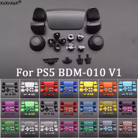 L1 R1 L2 R2 Buttons D-Pad Key Touch Pad Share Select Button Mod Kit Joystick Caps Replacement For PS