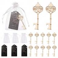 4pcs - Key Shaped Bottle Opener, Suitable For 15th, 16th, 18th, 21st, 30th, 40th, 50th, 60th, 70th, 