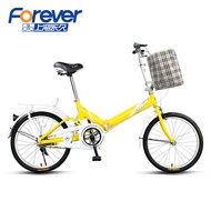 Permanent Foldable Bicycle Men's and Women's 16/20-Inch Student Adult Ultra-Light Portable Mini Bicycle Qh288