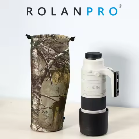 ROLANPRO Camera Lens Protection Pouch For Canon RF200-800mm F6.3-9 IS USM Lens Storage Bag RF200-800