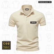 Latest T-Shirt Men'sPOLO Shirt with Cardna FK Logo Collar, Black, Screen Print, Quality