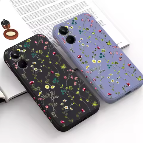 1 0 Yellow Sunflower Silicone Phone Case For Realme 10 10T 10Pro 10ProPlus 8Pro 9Pro 12 12X 12Pro C2